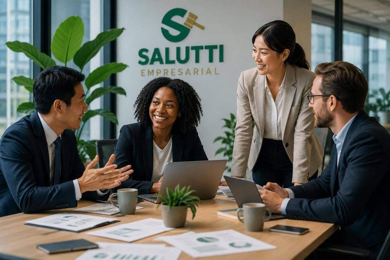 Sala de reuniões da Salutti Empresarial